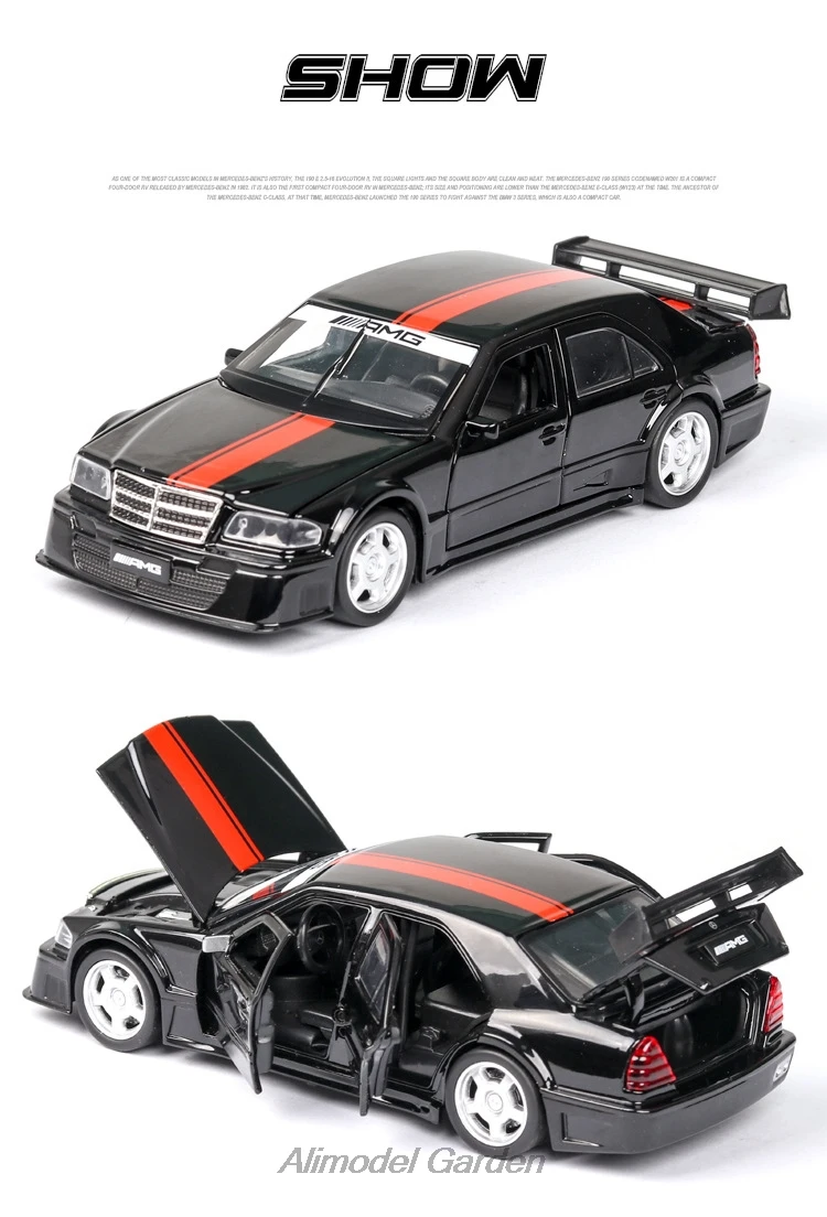 1:32 BENZ DTM AMG гоночный автомобиль Diecasts& игрушечный транспорт металлическая модель автомобиля звуковой светильник коллекция автомобилей игрушки для детей Рождественский подарок