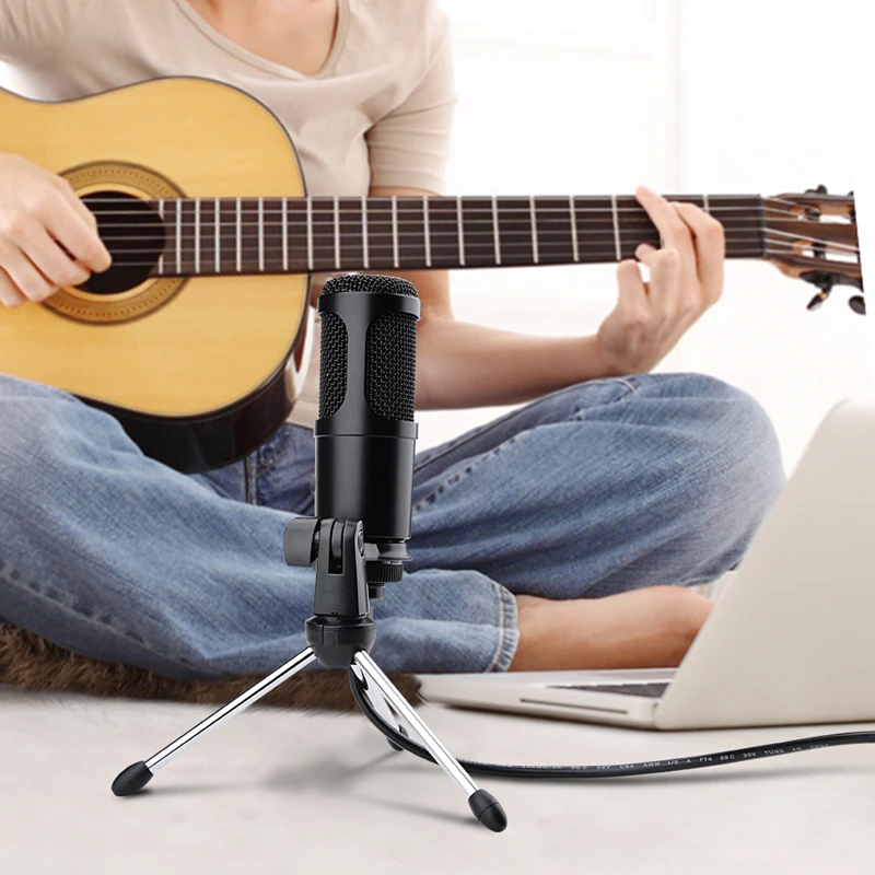 condenser microphone Professional USB Condenser Microphones For PC Computer Laptop Singing Gaming Streaming Recording Studio YouTube Video Microfon usb microphone