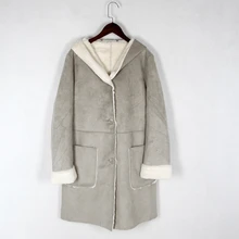 Зимняя длинная куртка из искусственной кожи женская белая черная теплая замшевая куртка женская куртка большая женская флисовая подкладка ветровка