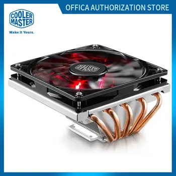 

Cooler Master T520 CPU Radiator 5 Heat Pipe 12 CM LED Silent Fan For Mini Case HTPC Intel AMD Desktop Computer