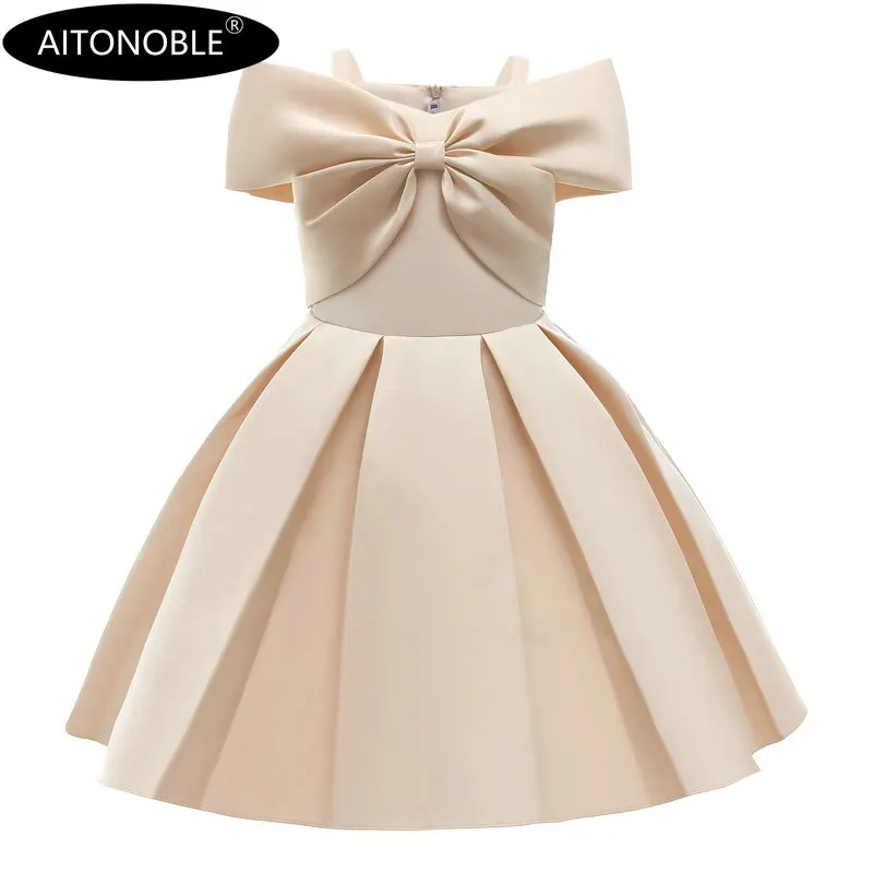 Aitonoble Summer New Costume Gilrs Dress Girl's Dress Princess KidsSkirt Cosplay For Girls With a Gift Bag