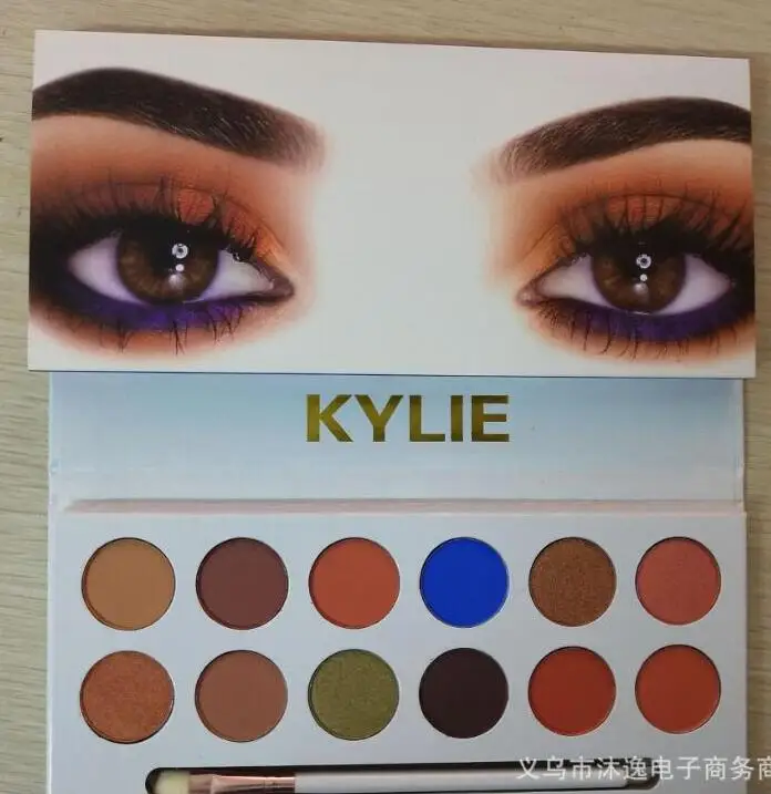 New KYLIES Cosmetics set Matte Liquid Blue Lip Gloss Lightning 12pcs Waterproof Kylies Lip Gloss Kit Long Lasting Matte - Цвет: Royal Peach