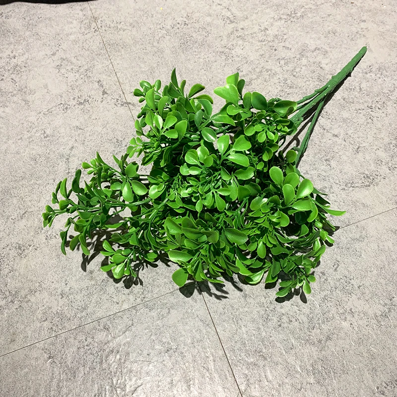 Искусственное растение из листьев самшита аксессуары для украшения семейного