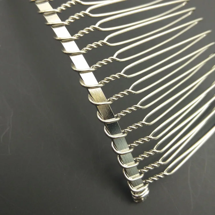 22 Tooth X-long Iron Torsion Comb Hair Comb 8.5 Cm Handmade DIY Bride Wedding Veil Accessories Comb