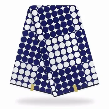 

Dress Sewing Material Real High Quality Ankara Fabric 100%Soft Breathable African Wax Print Fabric Cotton 6 Yards HL19-19