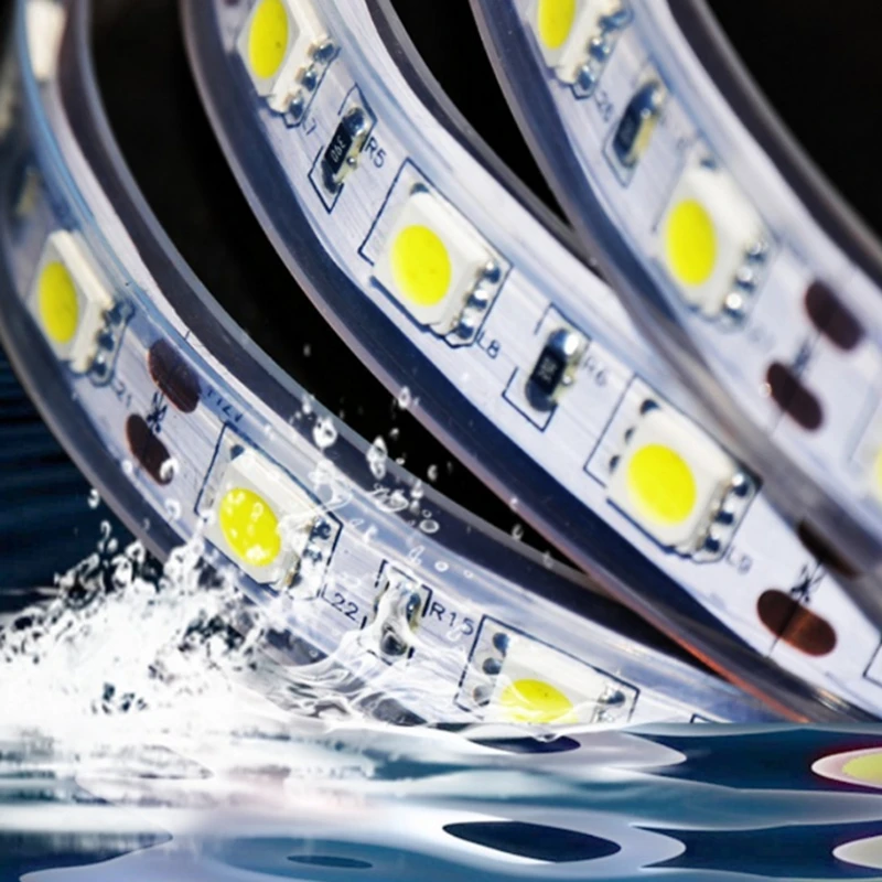 DC12V IP68 Waterproof LED Strip Light Tape SMD 5050 RGB light 60leds/m