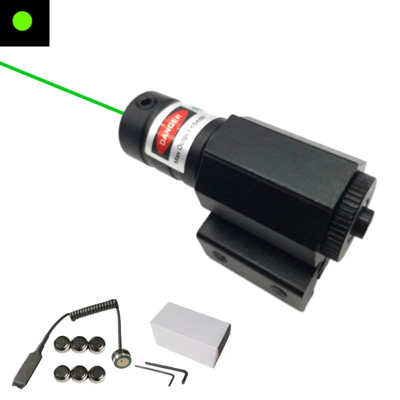 Laser Sight Red, Green External Metal Laser Sight Gun Accessories Suspended Laser Pointer