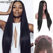 AISI QUEENS синтетические парики на шнуровке длинные прямые черные светлые волосы парики на кружеве для женщин Распродажа розовый фиолетовый и 613 парик для волос