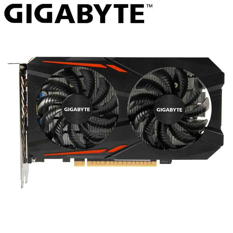 

Gigabyte NVIDIA GeForce GTX 1050Ti OC Graphics Card Integrated with 4GB GDDR5 128bit Memory Support up to 8K Display 60hz Used