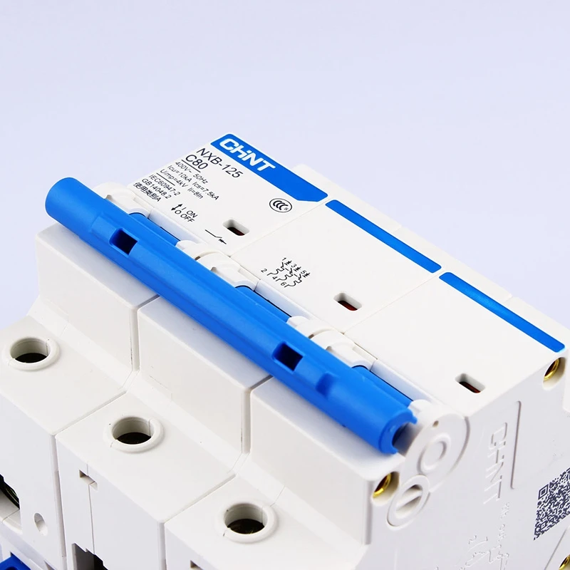 CHINT NXB 125 3P AC 230/400V Миниатюрный автоматический выключатель 63 80 100 125A