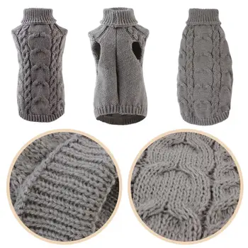 

1Pc Winter Dog Sweater Small Dog Clothes Puppy Sweater For Pet Dog Knitting Crochet Cloth Christmas Dog Sweater Decoration new