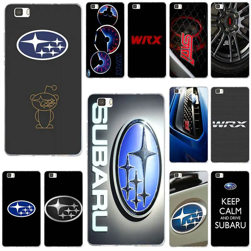 

Silicon Soft TPU Mobile Phone Cases for Huawei P8 P9 P10 P20 P30 Mate 10 Lite 2017 Pro Honor 7 7A 7X 9 10 Hot Car Subaru Logo