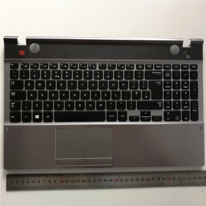 Samsung NP550P5C palm rest keyboard hard drive cover case shell
