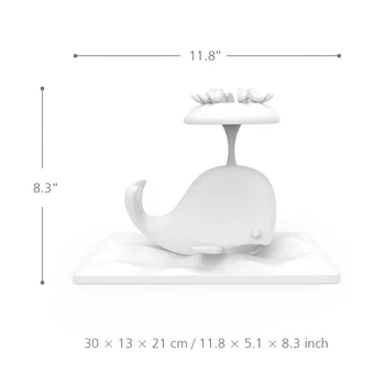 

Hot Whale with Bird 3D Printed Sculpture Home Decoration Accessories Animal Figurine Ocean Sea Nautical Decor Wildlife Artwork