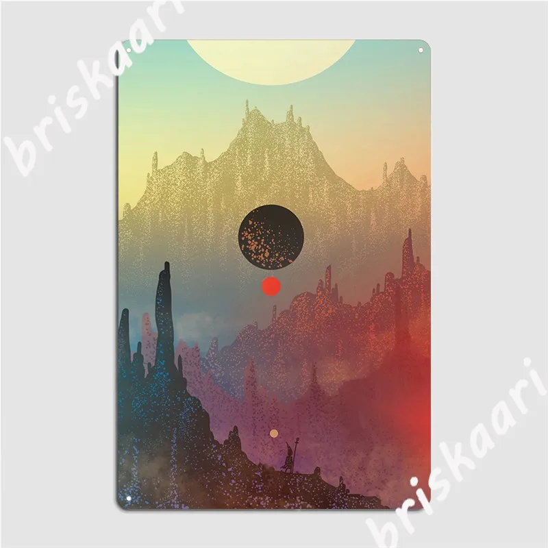 The Cosmic Daydream Poster Targa In Metallo Cinema Garage Wall Design Wall Decor Tin Sign Poster