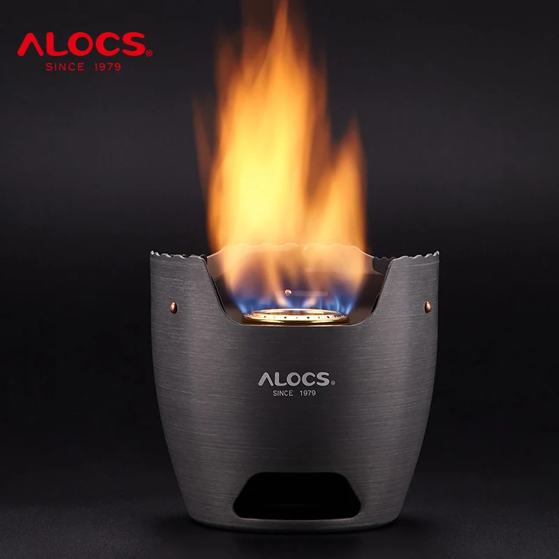 Alocs CS-B15S для кемпинга спиртовая плита древесный уголь плита дух горелки компактный портативный альпинизмом Пешие прогулки Кемпинг печь для пикника