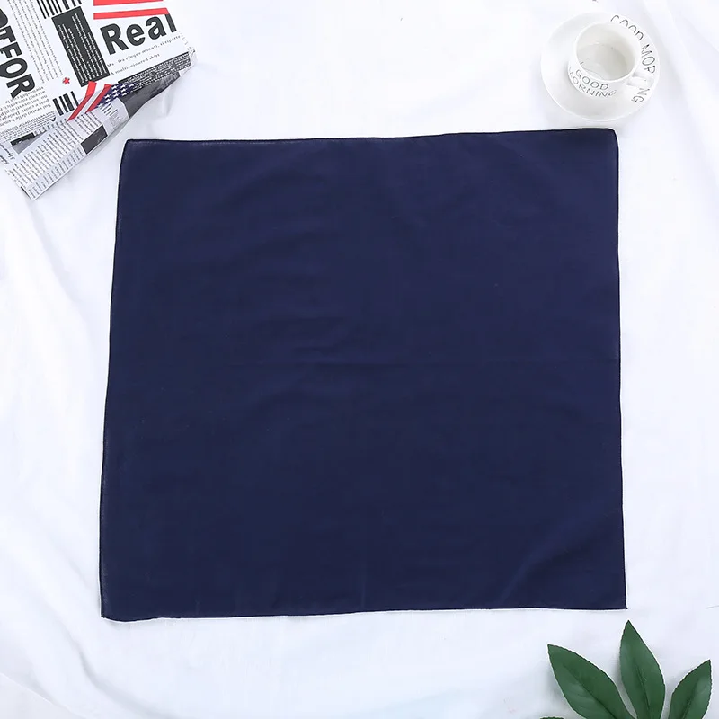 Headscarf Cotton Solid Color Kerchief Lady Wild Hair Band Hip Hop Street Scarf Women Neckerchief Square Bandanas bandana headscarf,cotton bandana,multifunctional bandana,bandana neck cover