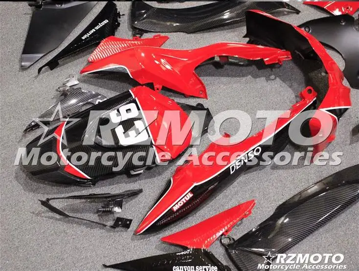 Мотоциклетный обтекатель abs комплект для SUZUKI GSXR1000 K9 2009- углеродное волокно узор переводная вода печать Магазин № 0114