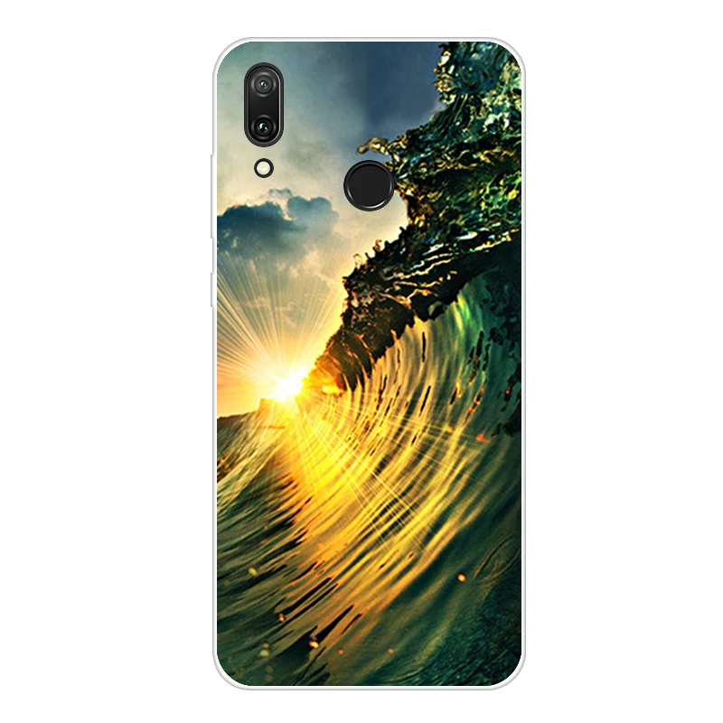 Чехол для Huawei Y7 чехол мягкий TPU Coque для Huawei Y7 чехол силиконовый корпус телефона Fundas для Huawei Y7 чехол Capa