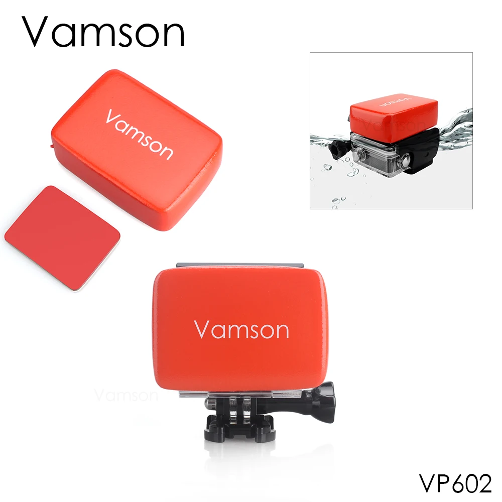 Vamson для GoPro Hero 8 7 6 5 Floaty Box с клейкой анти мойка наклейка Go Pro Аксессуары yi 4K MIJIA
