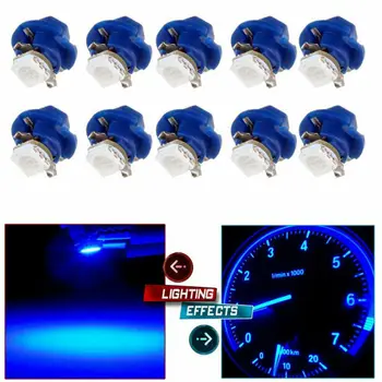 

50pcs LED T5 Bulbs Car SUV Indicator Gauge Cluster Dashboard Accessories