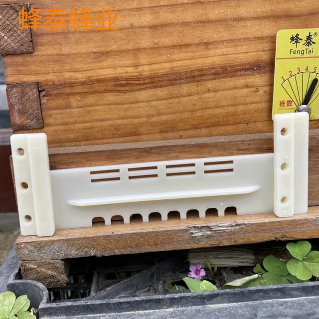 10 db Kaptár Ajtó Méhes Lopásgátló Fészekajtó Ellen Futó Doboz Fehér Zöld Kék - Image 4