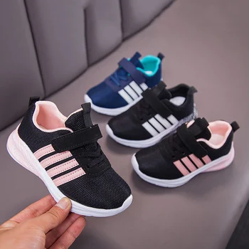 

2019 Autumn Children Sports Shoes Boys Breathable Running Sneakers Kids Outside Travelling Leather Shoes Size 26 to Size 37