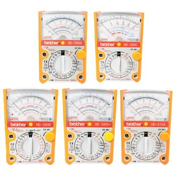 Brother HD-470A/390A/390C/390D Analog Multimeter High Precision Mechanical Electrician Home Maintenance Pointer Multimeter sanwa yx360trf simulation multimeter pointer type best selling multimeter zero center instrument 200mohm resistance measurement