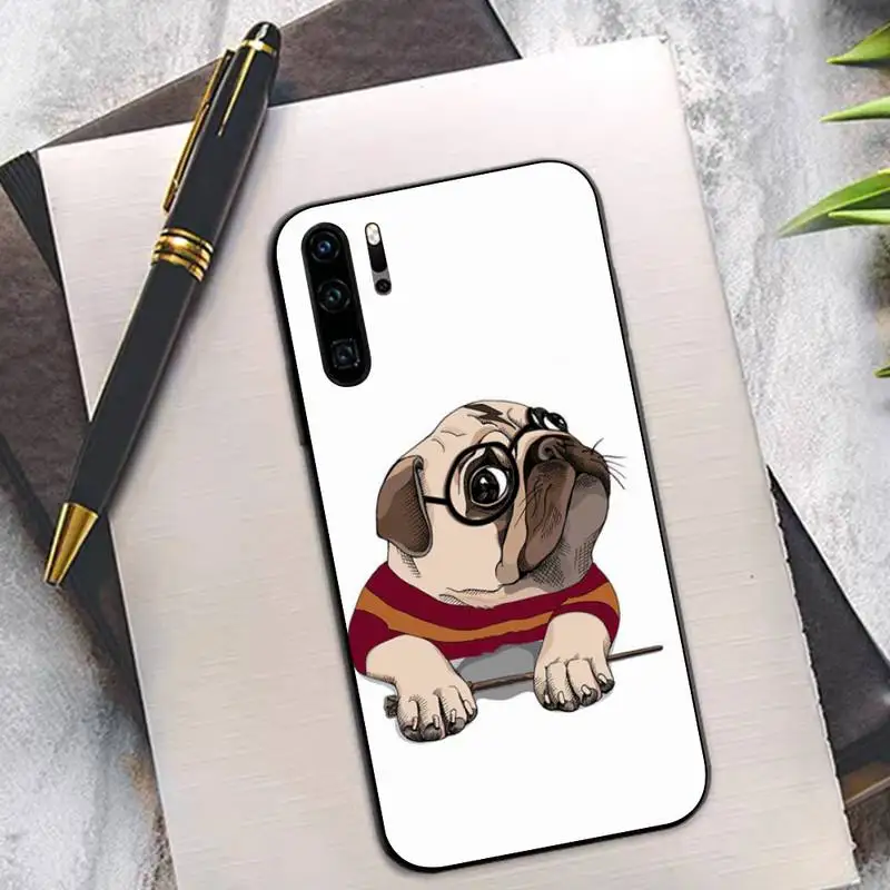 TOPLBPCS Мопс Французский бульдог чехол для телефона huawei P 6 7 8 9 10 20 30 40 pro plus lite p9