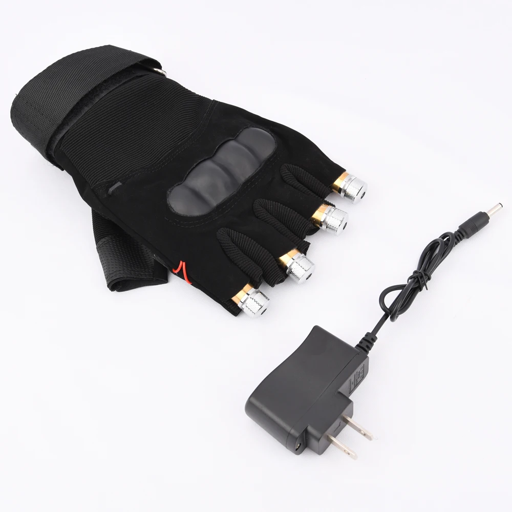 Best Red Green Purple Laser Gloves Dancing Stage gloves laser Palm Light For DJ Club Party Bars Stage finger Light Personal props