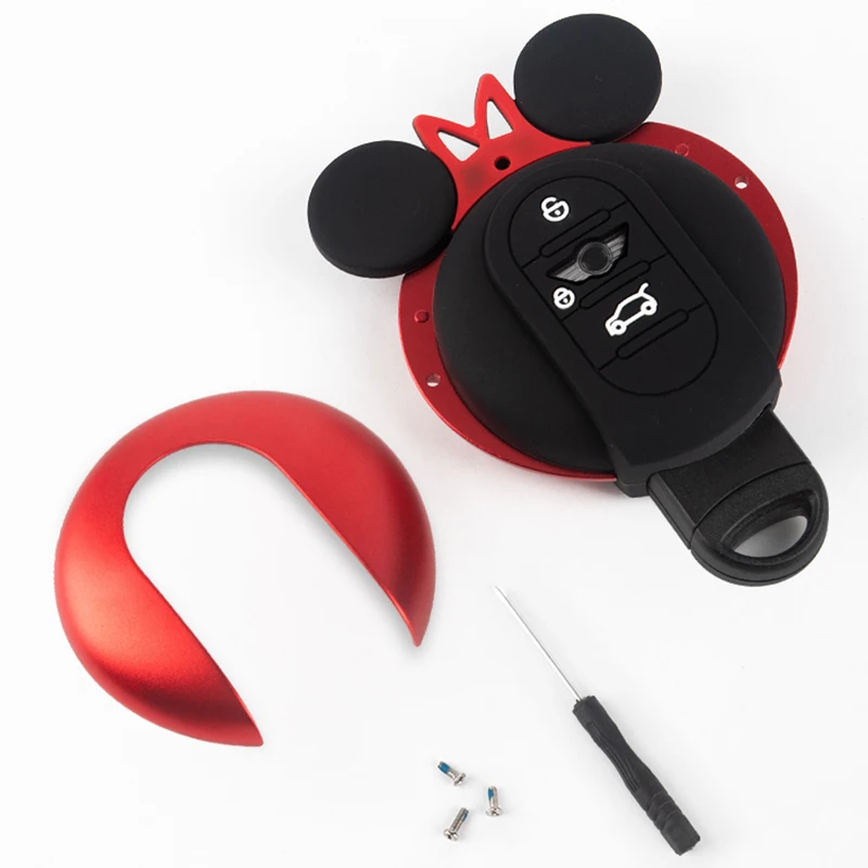 Чехол для автомобильного ключа из алюминиевого сплава Mini Cooper S One JCW F54 F55 F56 F57