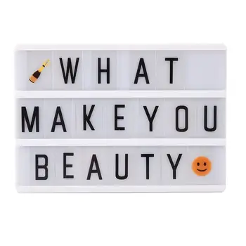 

90PCS Replacement Letters Lights Party Decorations & Favors Lightbox for A6 Box Home Decor