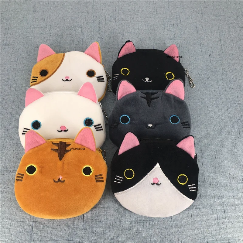 Coin Purse 6Colors 10CM HAND Coin Purse Wallet Pouch Cat Gift Coin BAG Women Lady's Bags Pouch Holder BAG Handbag coin wallet,change bag,women wallet