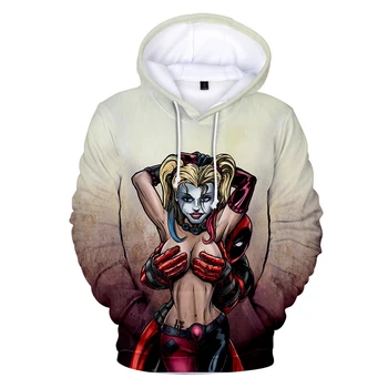 

2020 Brand Design Clown and Harley 3D Hoodies Ms. Girl Street Wear Sweatshirt Men's Boy Fashion New Teen Casual Pullover Top