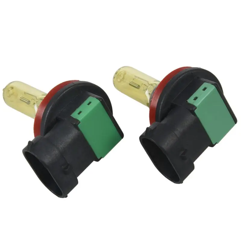 Промо-акция! 2x H8 35W Hyper Yellow HID ксеноновый противотуманный светильник, головной светильник галогеновая лампа 2500K 12V