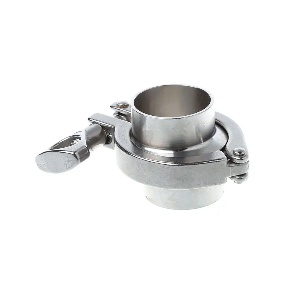 Прямая поставка 38 мм 1," OD SS304 Санитарно сварные трубы наконечник+ Tri Зажим+ PTFE комплект прокладок