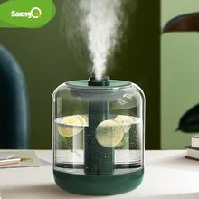 SaengQ Grande Capacité Humidificateur D'air Rechargeable 2000mAh Batterie Arôme Diffuseur D'huile Essentielle USB Brumisateur LUMIÈRE LED Pour La Maison