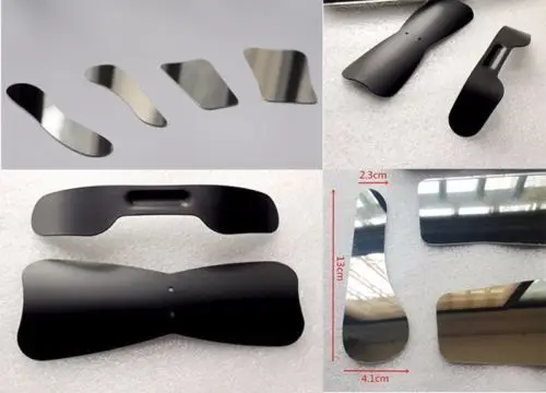 4 шт. стоматологическое лабораторное оборудование зеркала и 2 шт. фотографические черные фоновые доски