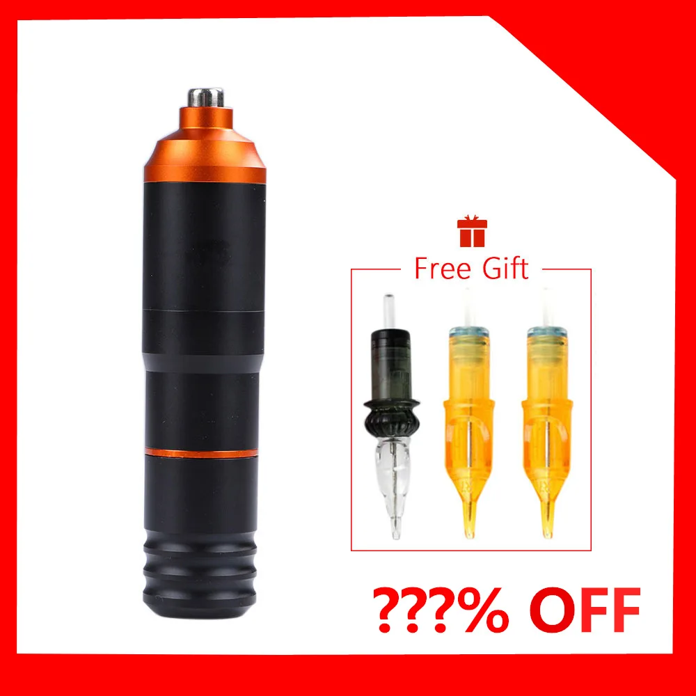 Manooby One pcs Pen Permanent 2019 New Makeup Machine Strong Quiet Motor Supply |