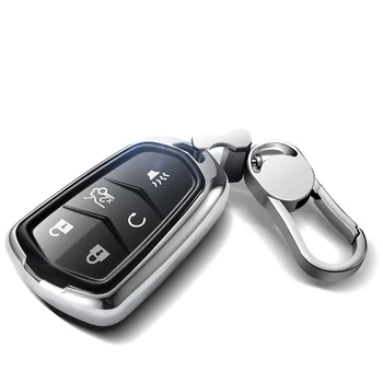 

New Soft TPU Car Key Case Cover For Cadillac XT5 XTS ATS ATS CTS CT6 SRX Keychain Protective Shell Car Styling Accessories