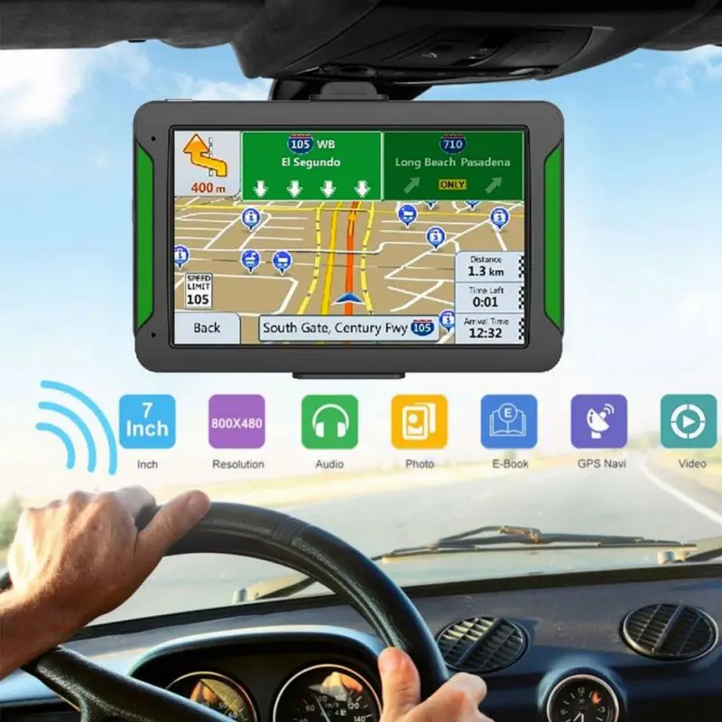 Автомобильная навигационная система GPS Европейский map навигация 7-дюймовый сенсорный экран