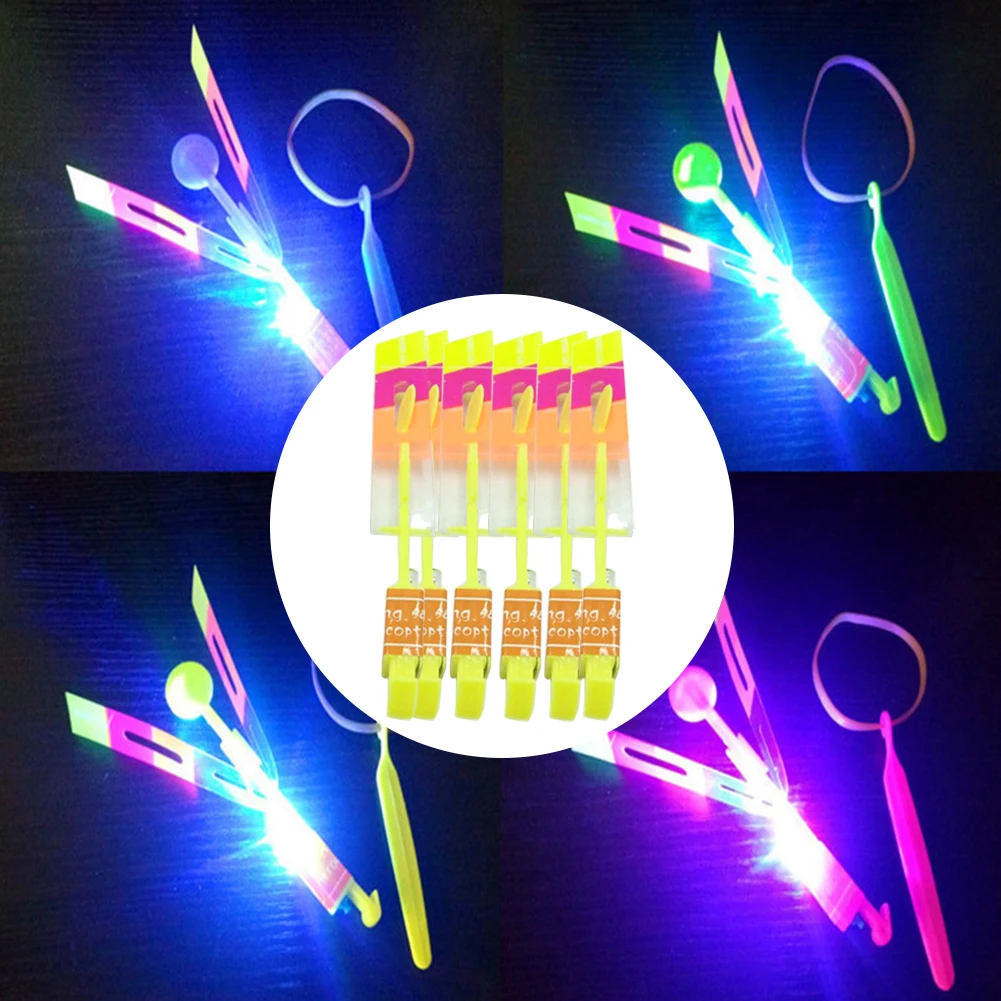 

helicopter Flying Umbrella Kids toys Outdoor Children Toy LED Flare Flyer LED Flying Amazing arrow