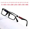 Men Women Square Anti-blue light Myopia Glasses -1.0 -1.25 -1.5 -1.75 -2.0 -2.25 To -4.0 And +1.0 +1.5 +2.0 For Reading Eyewear 1