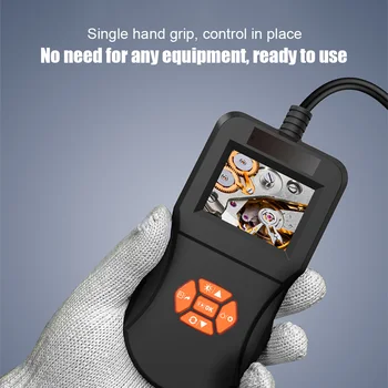 

Industrial Endoscope Handheld 2.4inch Screen Borescope High Definition Waterproof Pipe Inspection Camera JDH99