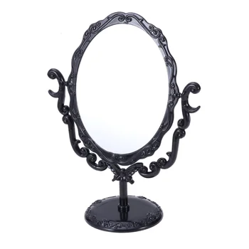 

1 Pc Makeup Mirror Vintage Durable Useful One Side Mirror Comestic Mirror Desktop Mirror Rotatable Mirror for Women