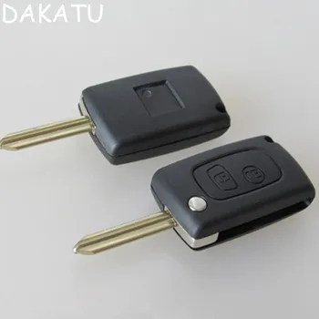 

DAKATU Modified Flip Folding Remote Key Shell 2 Buttons For Citroen Elysee Saxo Xsara Car key blank case SX9 BLADE