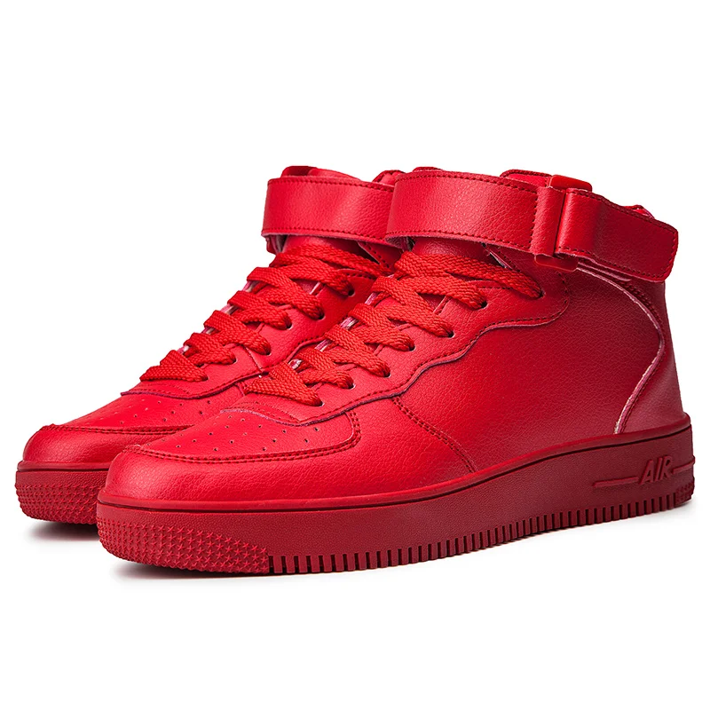 Для мужчин Скейтбординг обувь Для женщин 1 Кроссовки силы обувь Женская обувь в ретро-стиле 11; zapatillas hombre; кроссовки - Цвет: Красный
