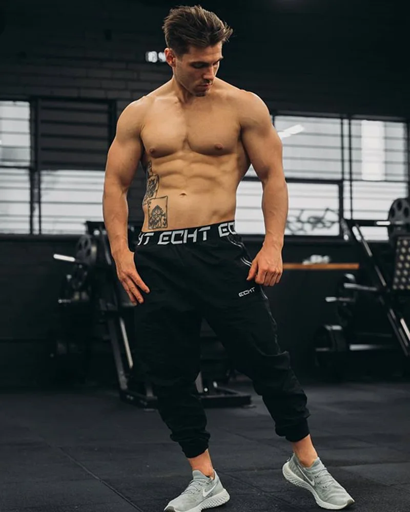2019 Autumn Men Sweatpants Elastic Waist Pants Mens Joggers Pants Men Casual Clothing Winter Pants Sportswear 2