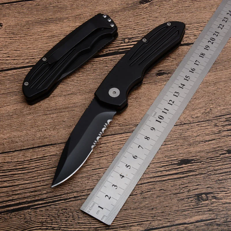 

New Arrival folding pocket outdoor camping hunting knife 8cr13mov blade aluminum handle Tactical Survival fruit knives EDC tools