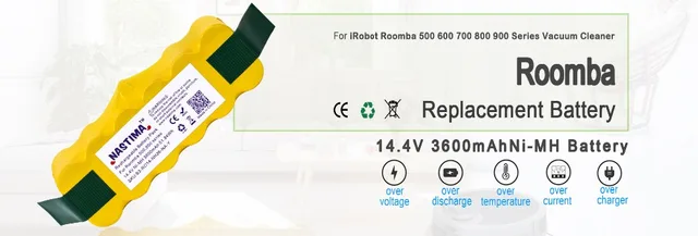 Batteria Litio Per IRobot Roomba NASTIMA 14.8V 5000mAh - Compatibile Con Serie 600-900, Autonomia 2-3 Ore - Foto 11
